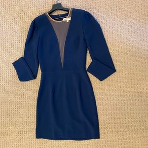 Dress the Population Long Sleeve Mini Dress, Size Small